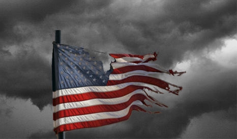 Image result for tattered american flag half mast